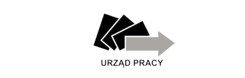 Logo monochromatyczne PUP - Powiatowy Urząd Pracy w Dąbrowie Górniczej